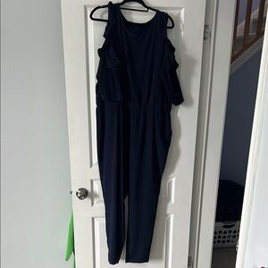 Reitmans Navy Jumpsuit